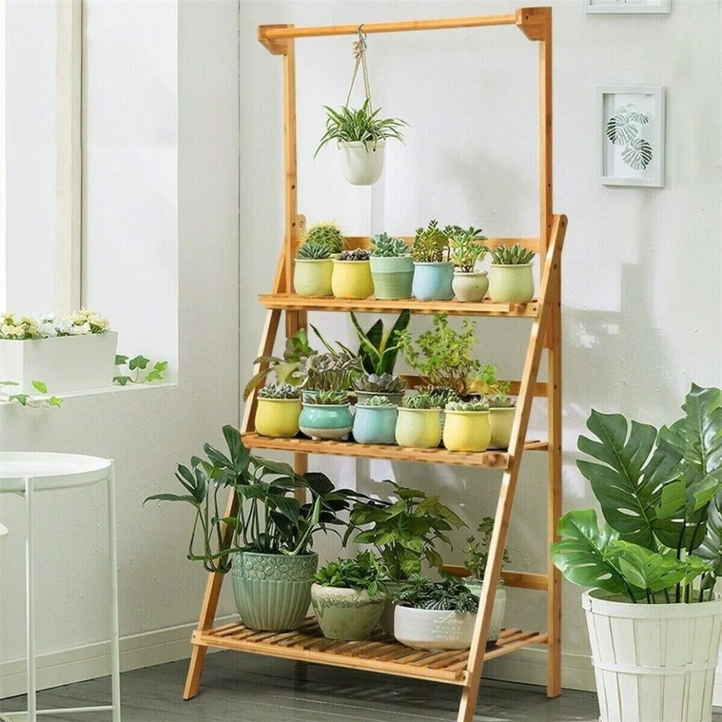vertical gardens or hanging planters