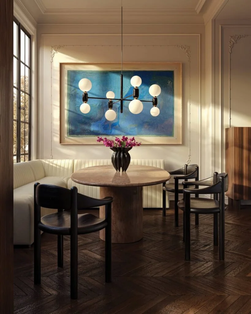 1. Sculptural Statement Lighting