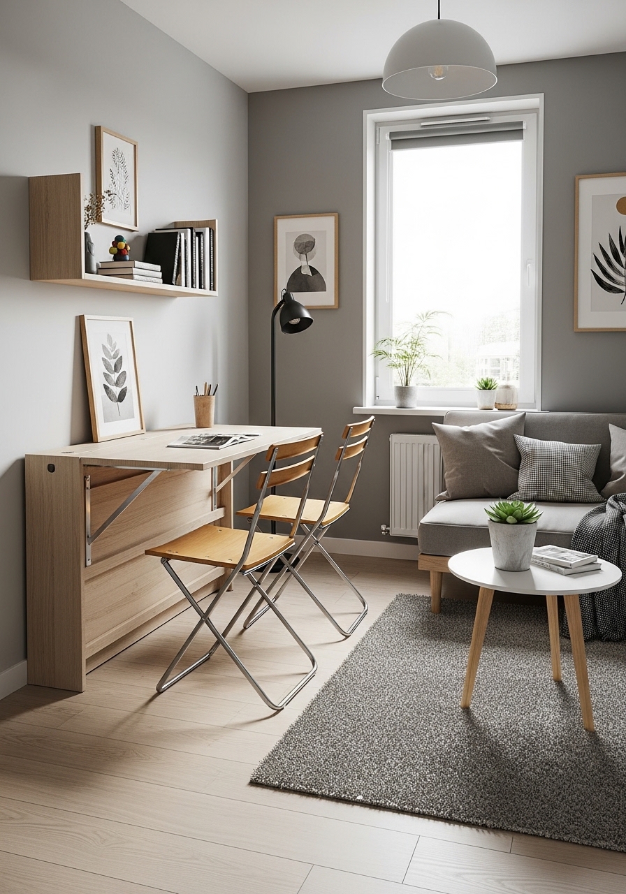 11. Choose Foldable Furniture