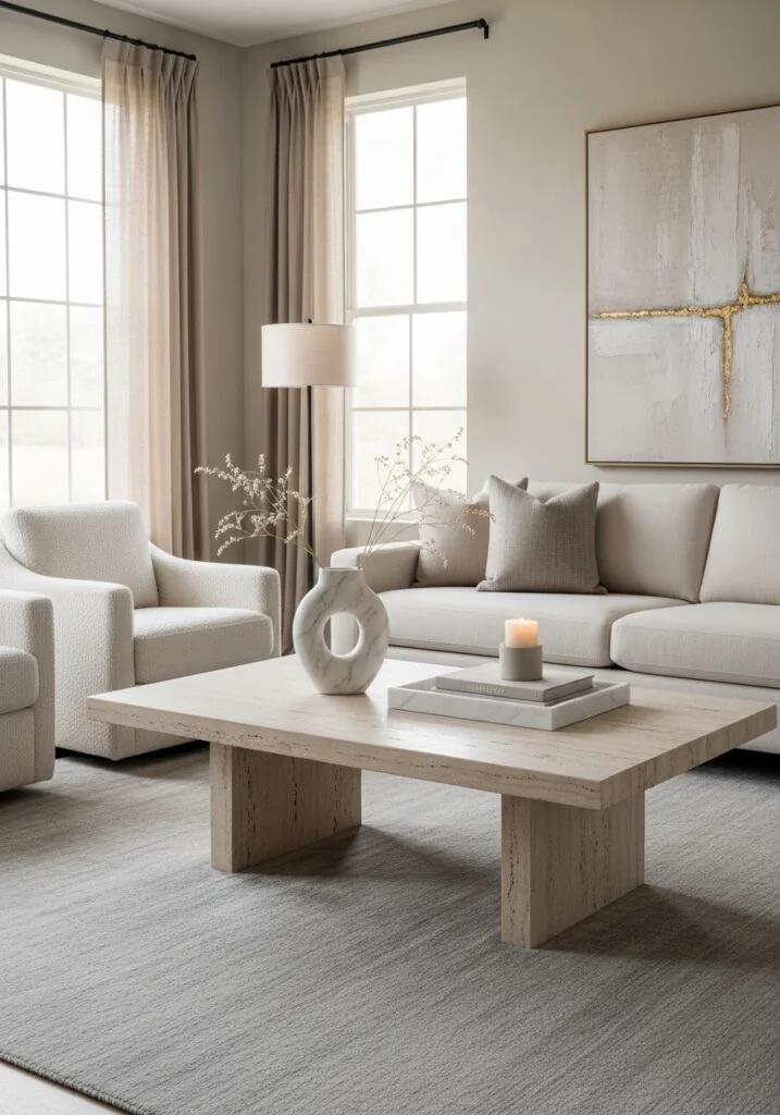 11. Decorate with Natural Stone Elements