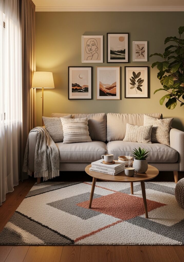 12. Add a Statement Rug