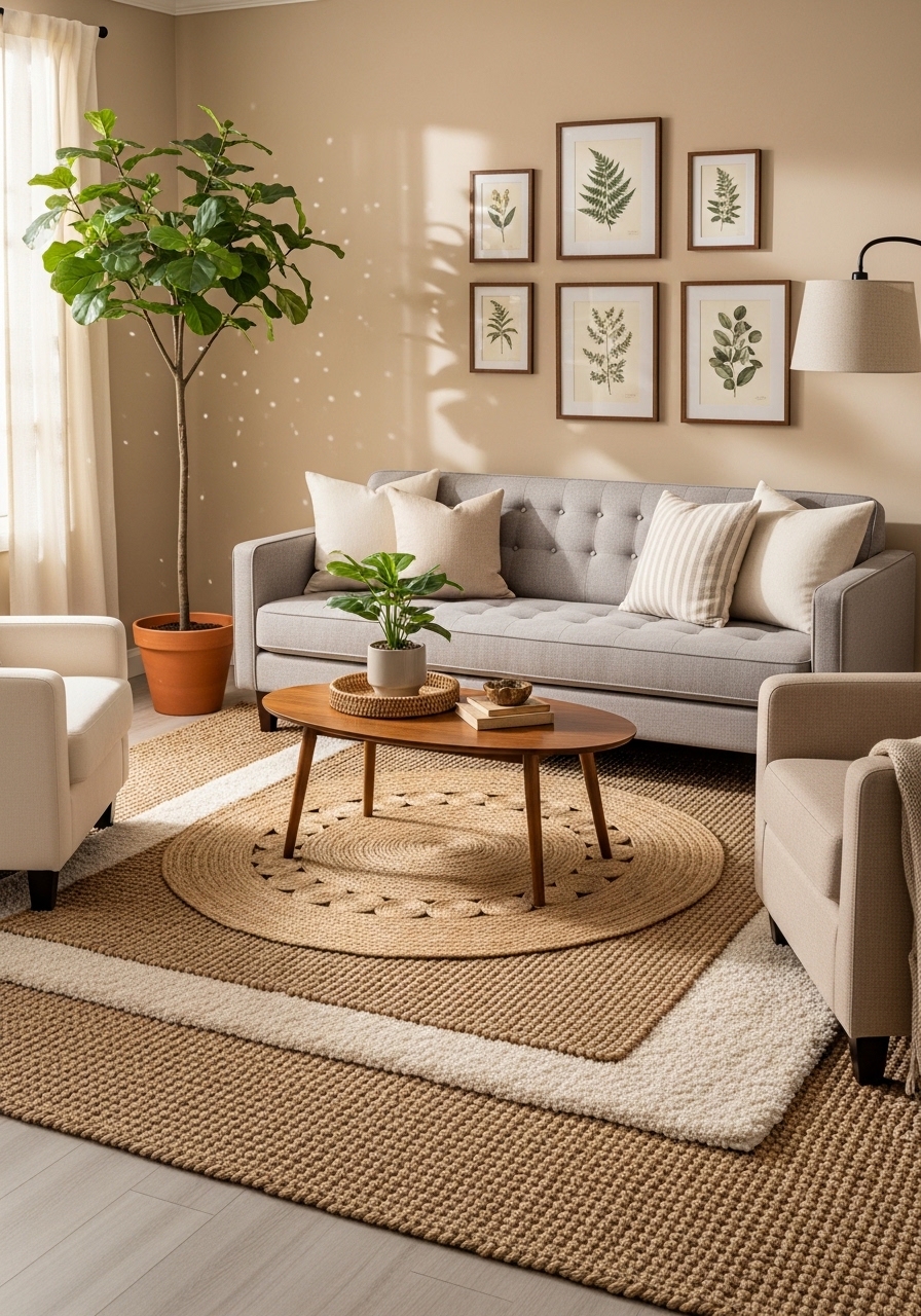 12. Define Space with Rugs