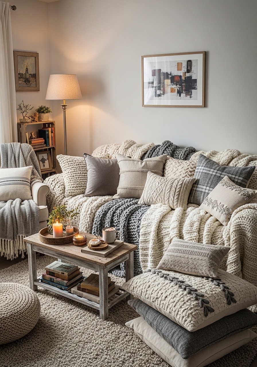 13. Add Cozy Textures