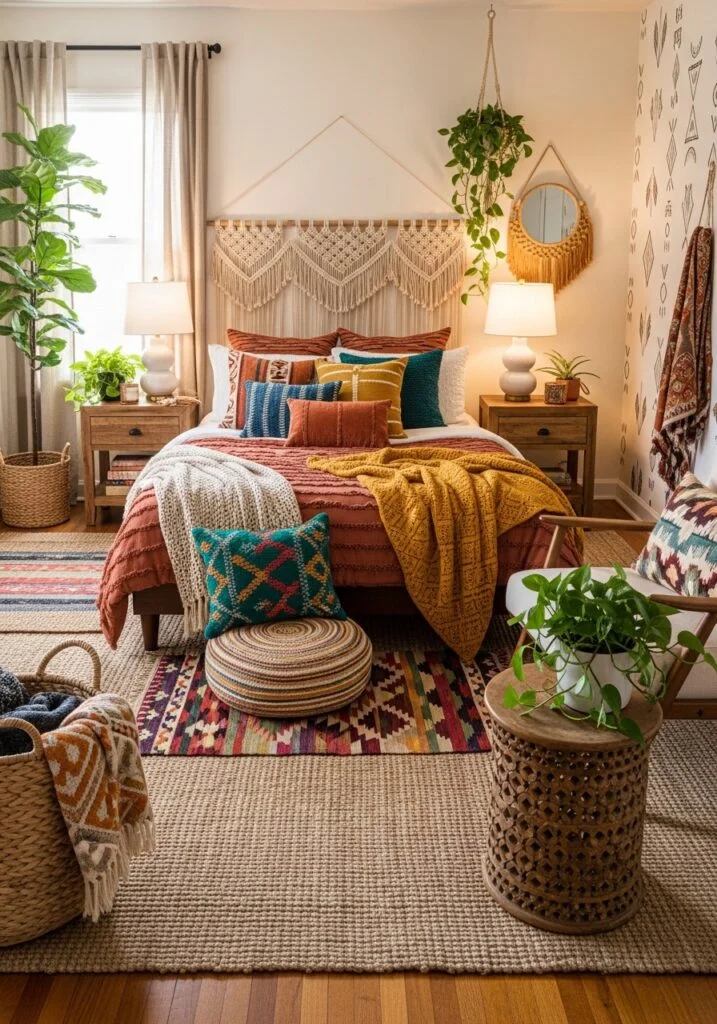 14. Afrobohemian Bedroom Retreat