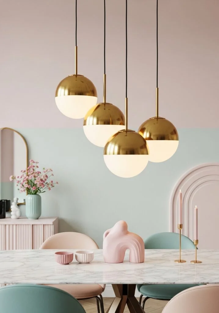 14. Sculptural Globe Pendant Lights