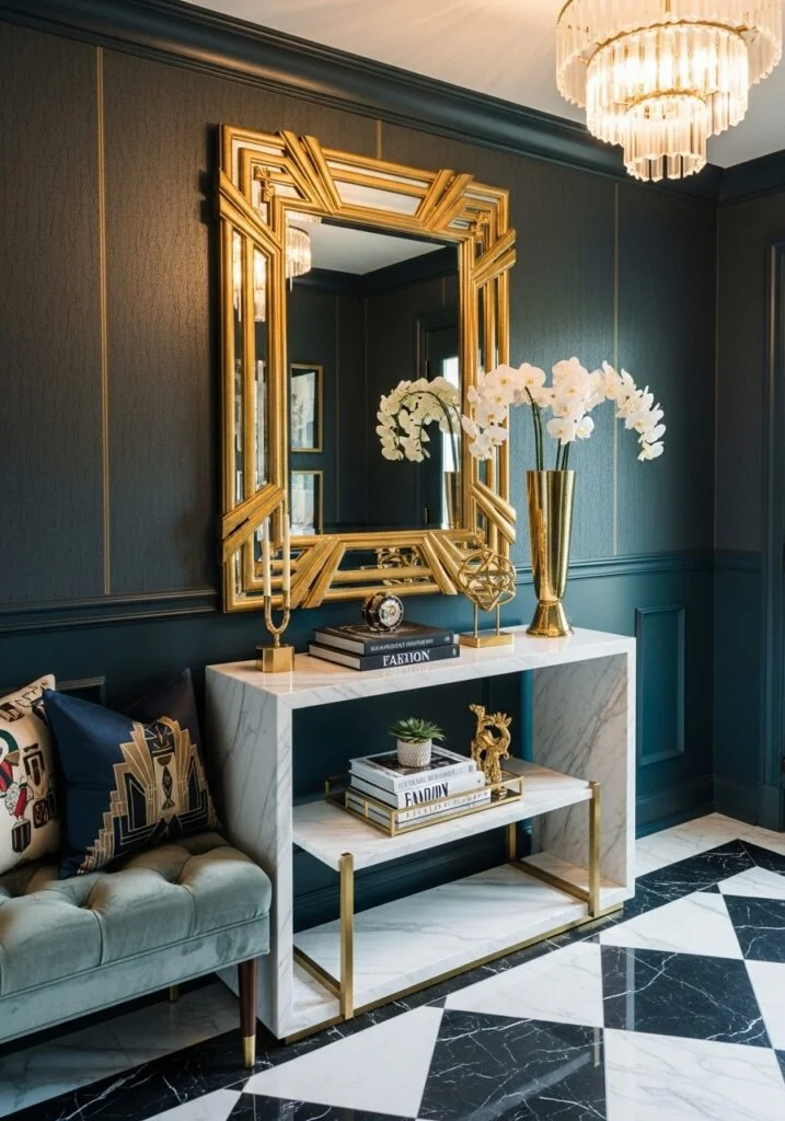 14. Statement Entryway Styling