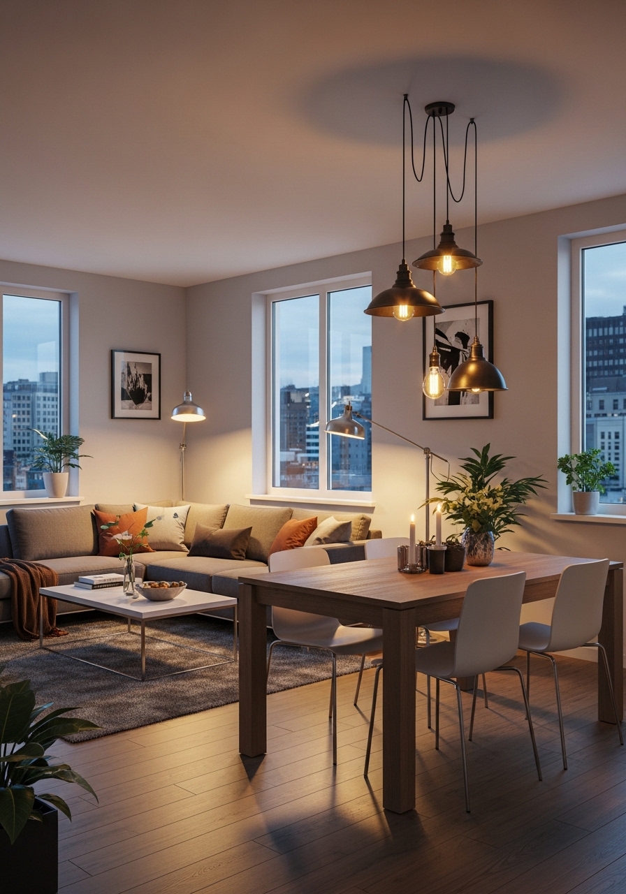 14. Zone with Lighting in Open Concepts