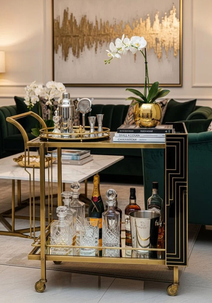 15. Glamorous Bar Corners