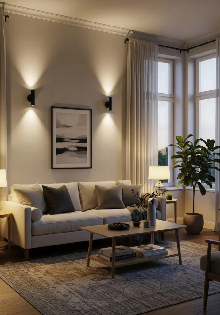 15. Use Wall-Mounted Lighting