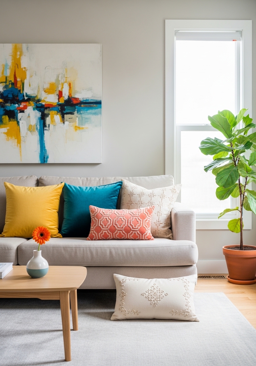 16. Add Pops of Color Strategically