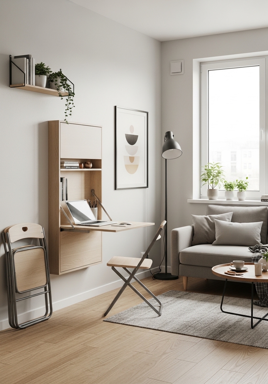 16. Use Foldable Furniture