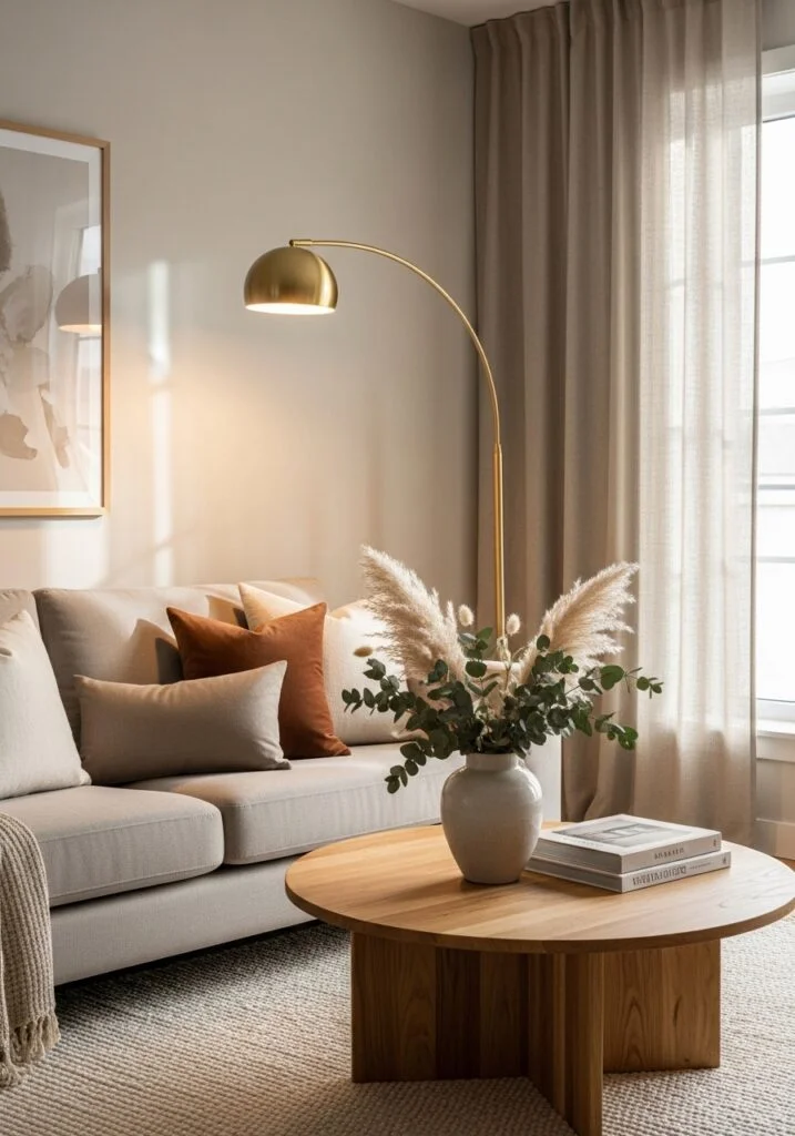 17. Introduce Warm Metallic Accents