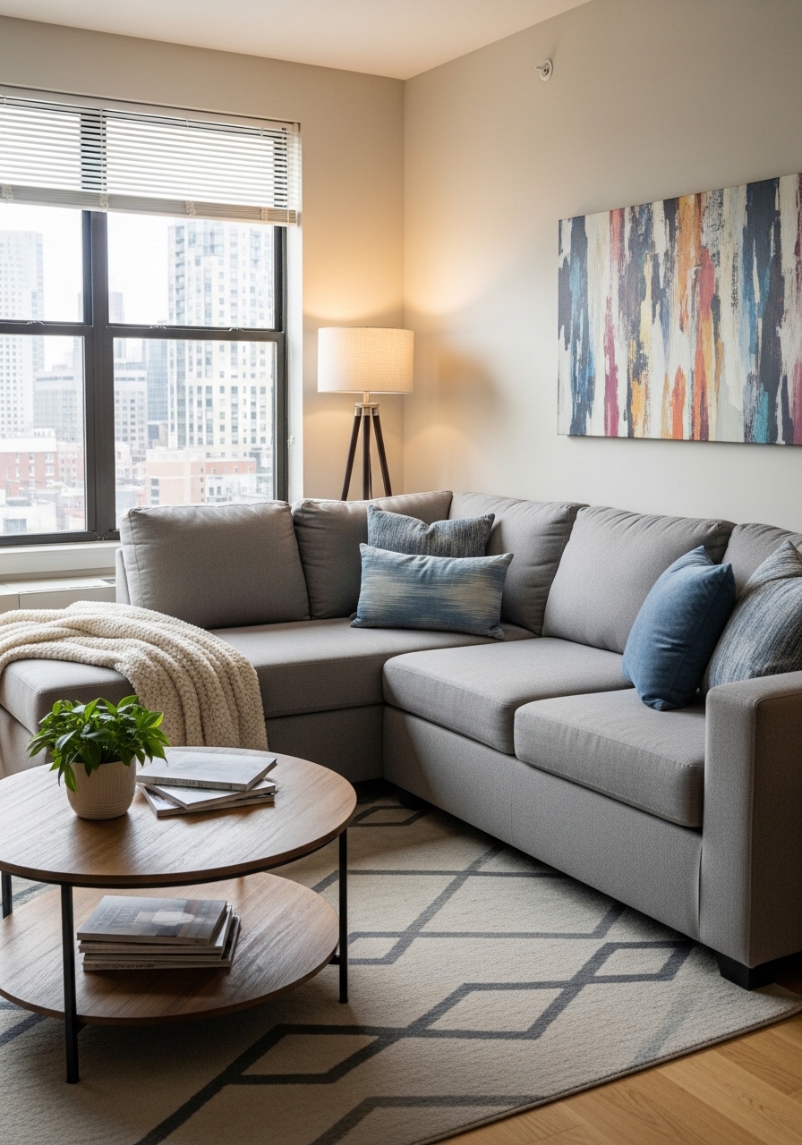 17. Use Compact Sectionals