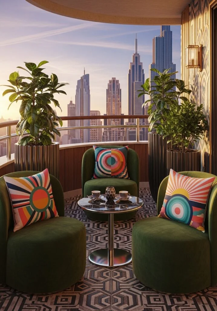  Balcony Neo-Deco Styling