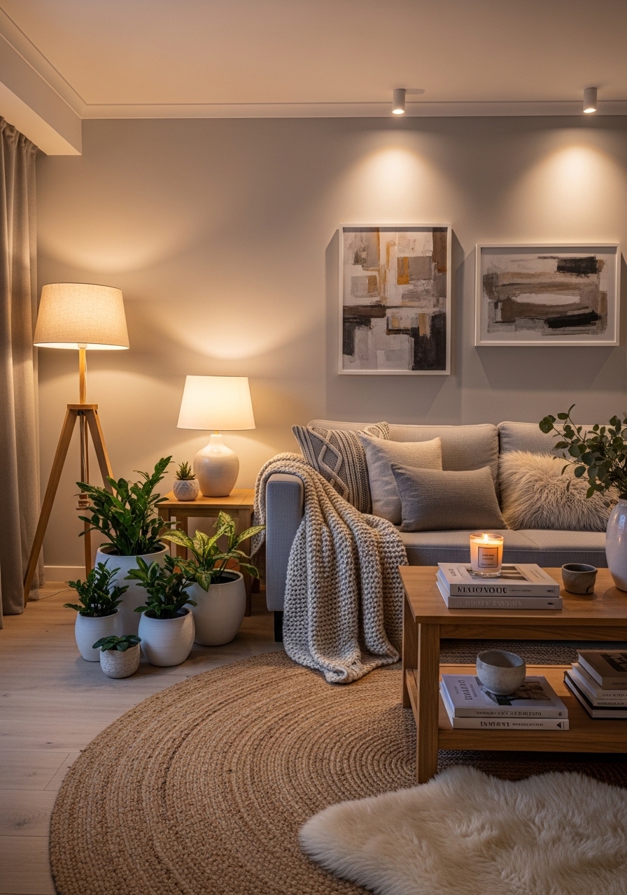 19. Use Layered Lighting for Apartment Spaces