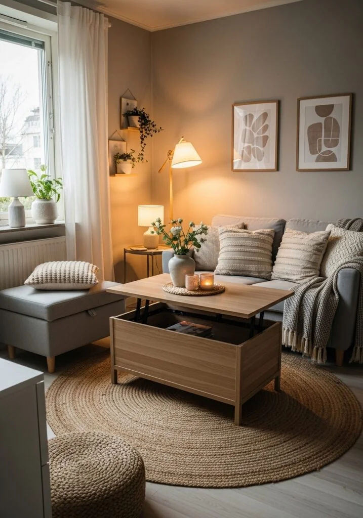 2. Choose Multi-Functional Furniture Pieces