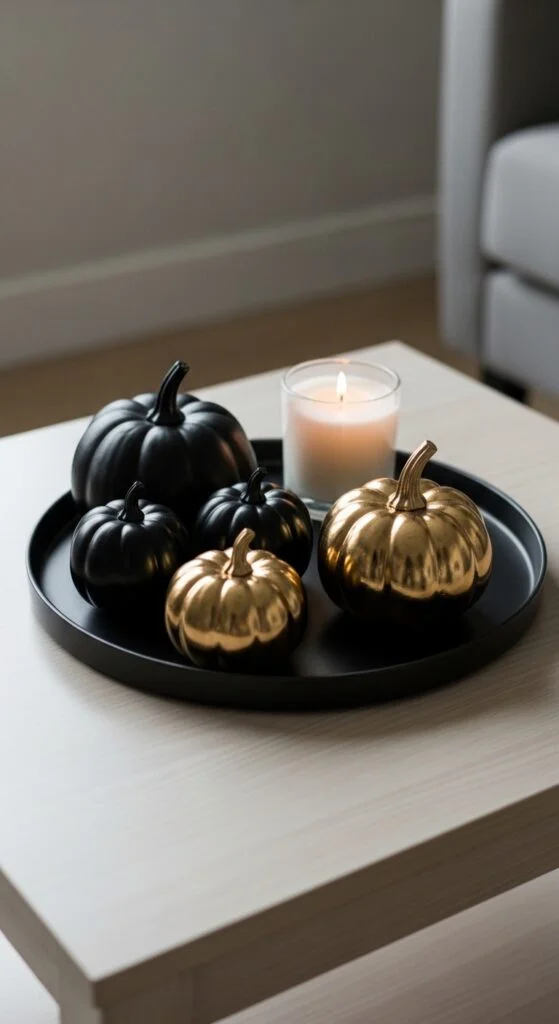 2. Designer Pumpkin Tray Styling