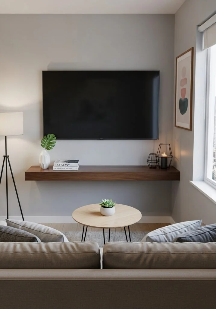 2. Mount the TV to Free Floor Space