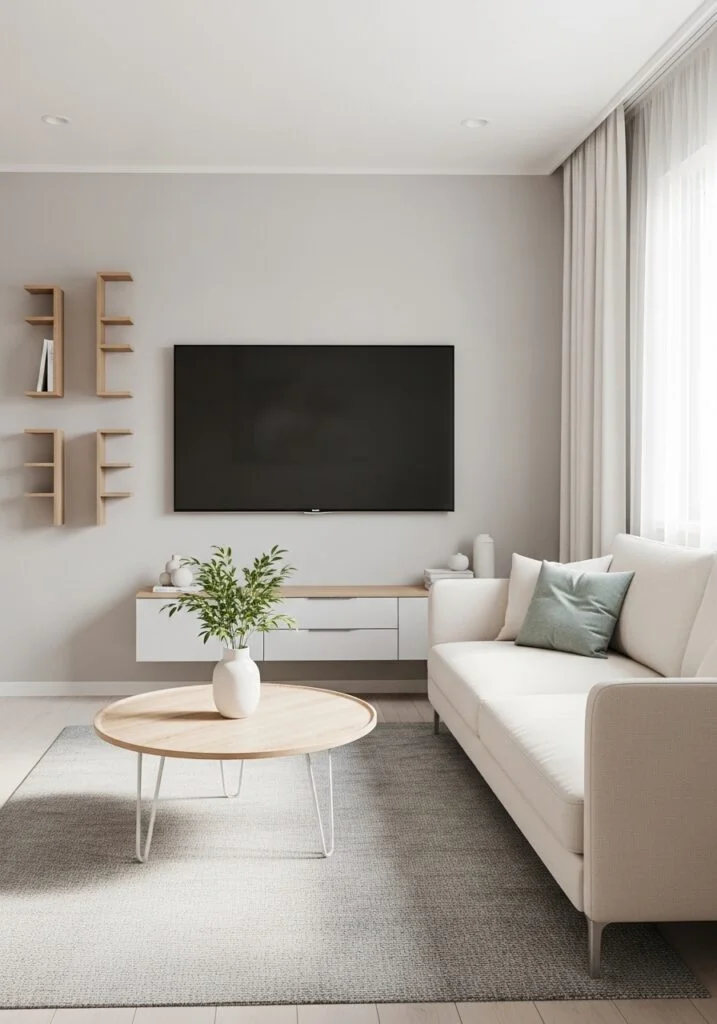 2. Use a Vertical TV Wall Setup