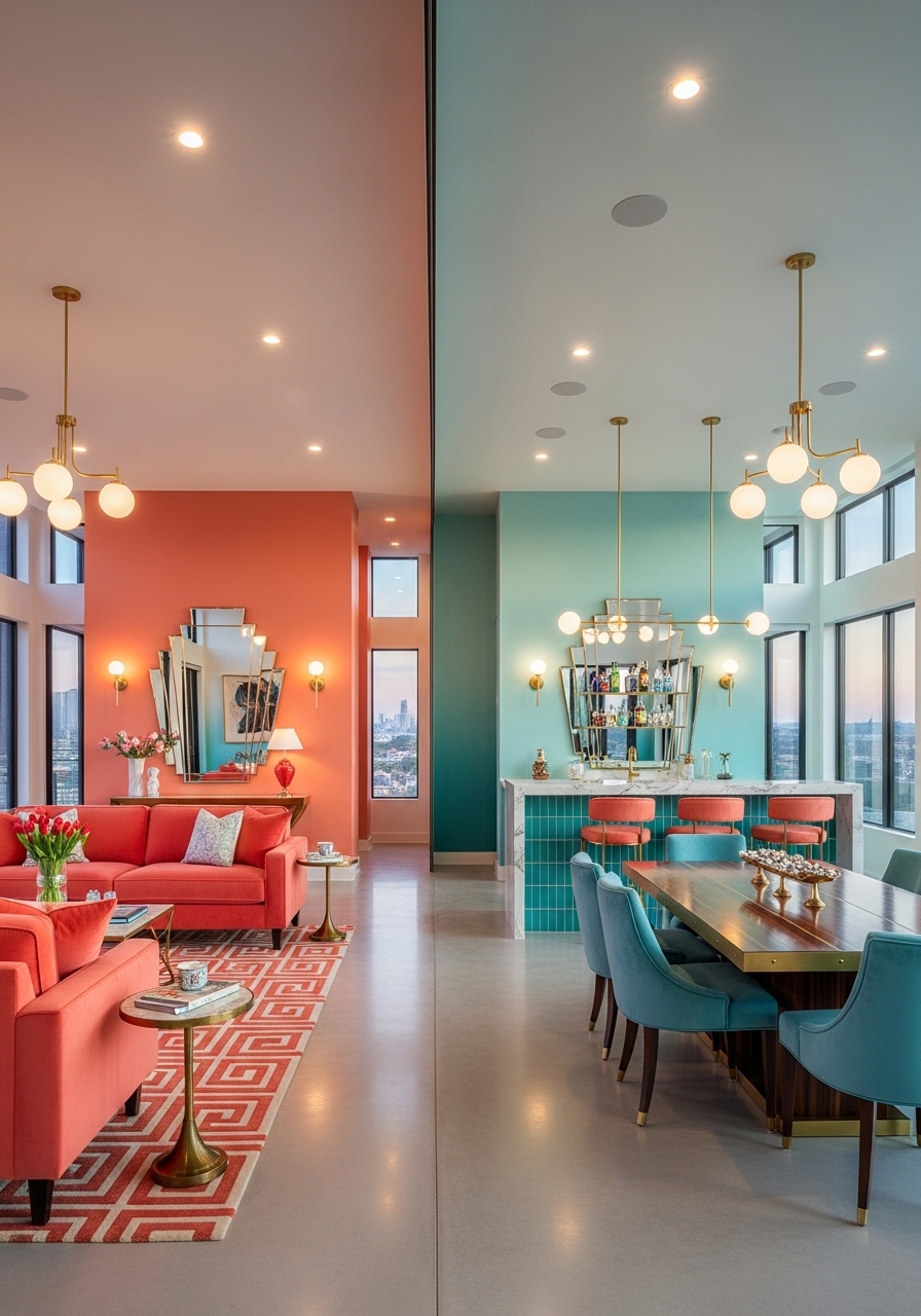 20. Coordinated Summer Color Zoning