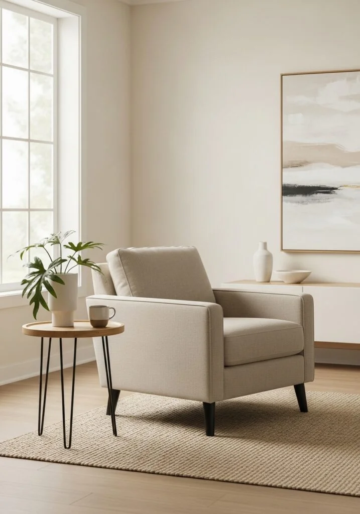 21. Add a Neutral Accent Chair