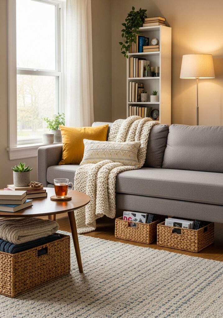 22. Use Decorative Baskets