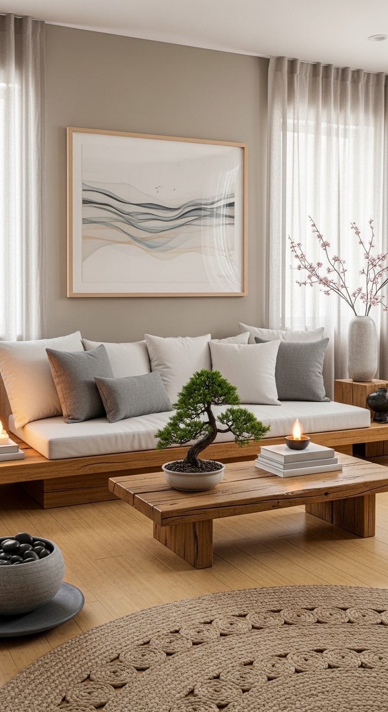 24 Zen Living Room Ideas to Craft Calm Spaces At Home