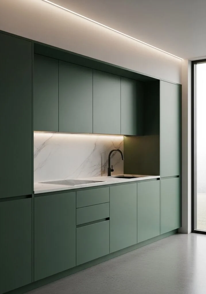 24. Emerald Green Minimalist Statement Design