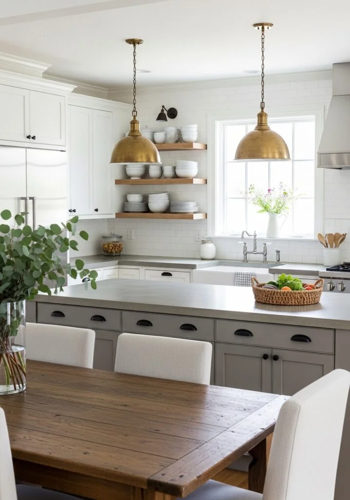 3. Mixed Metal Finishes