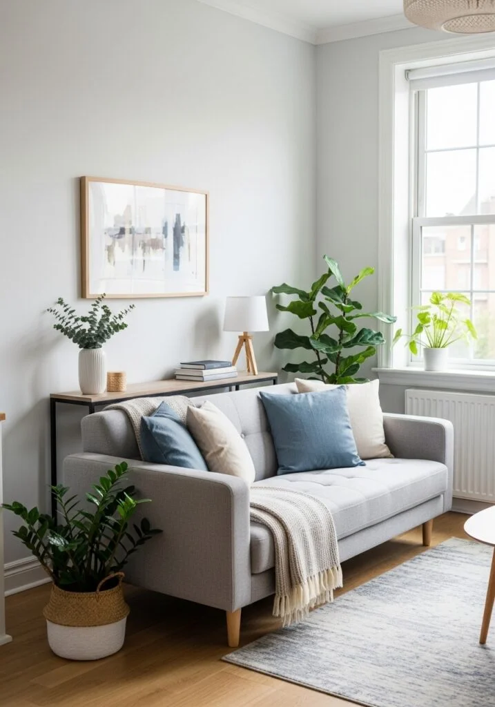 4. Float Furniture to Improve Flow