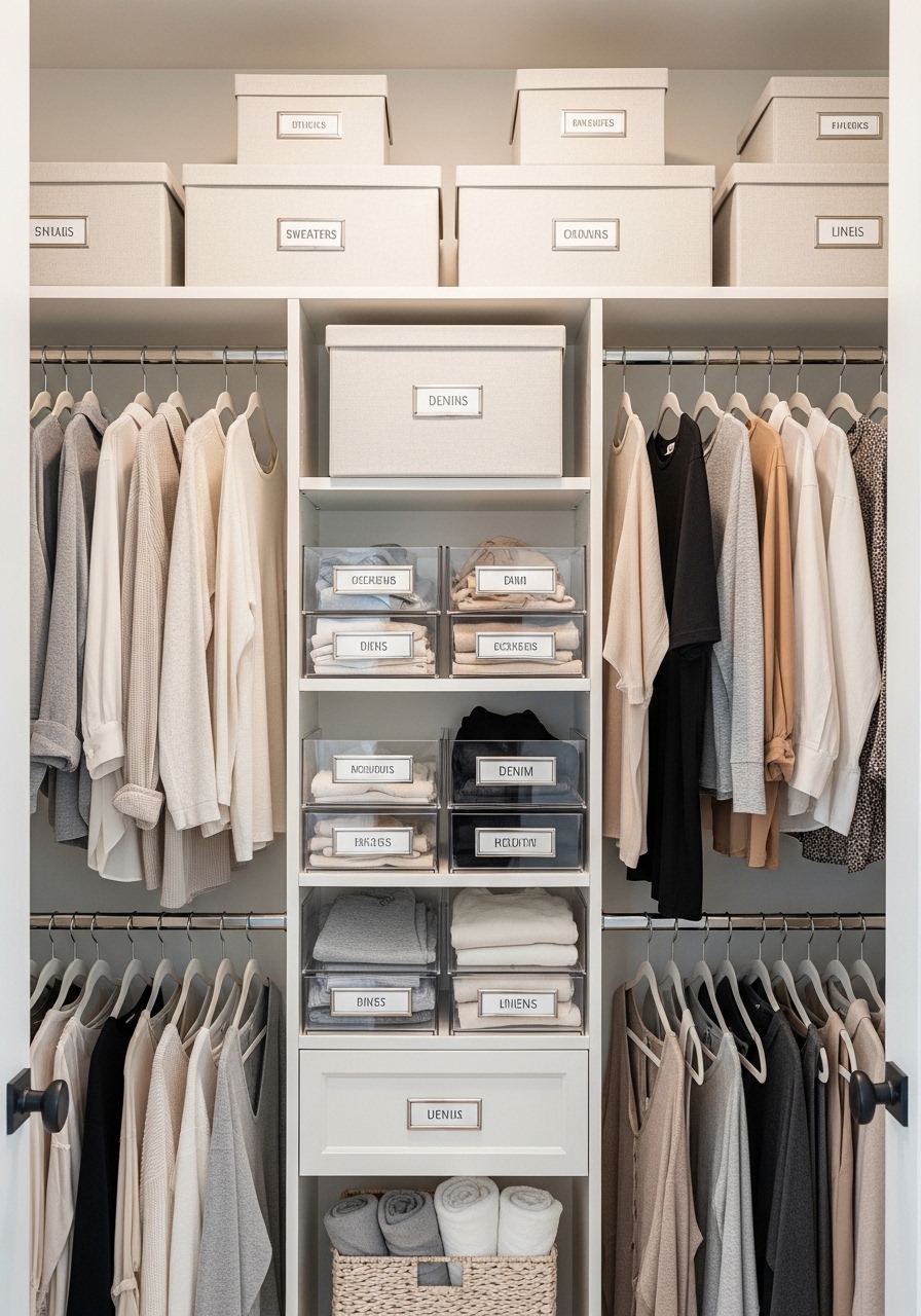 4. Maximize Closet Space with Smart Dividers