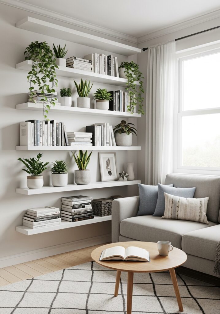 5. Go Vertical with Shelving