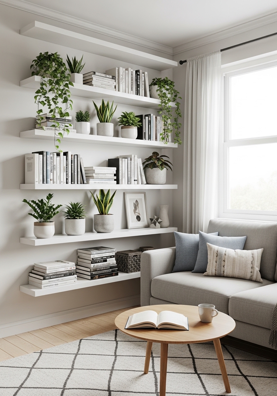 5. Go Vertical with Shelving