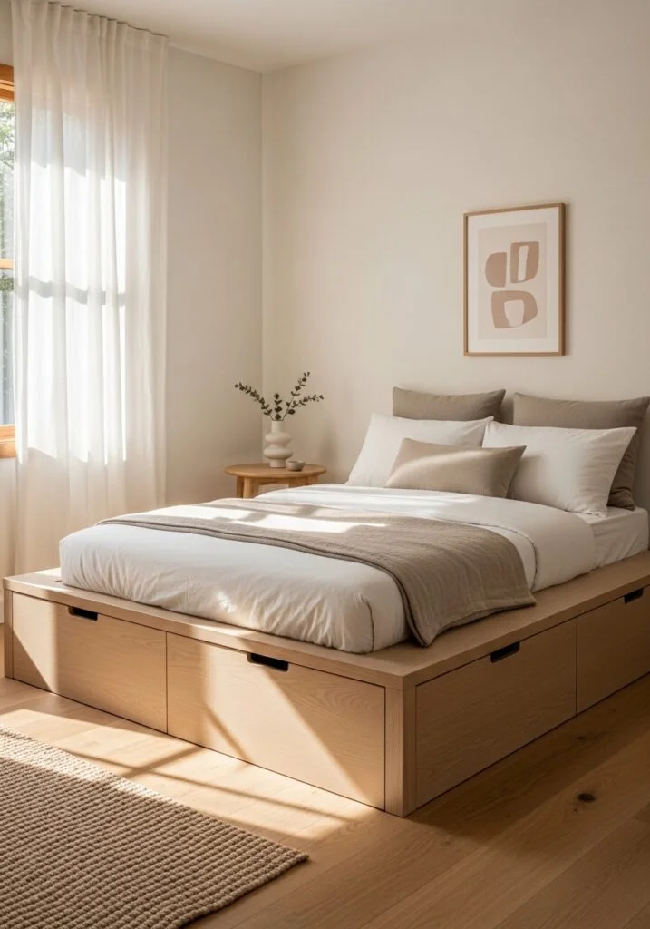 5. Install Under-Bed Storage Drawers