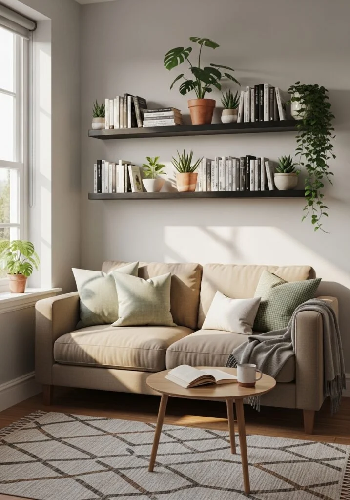 5. Opt for Floating Shelves