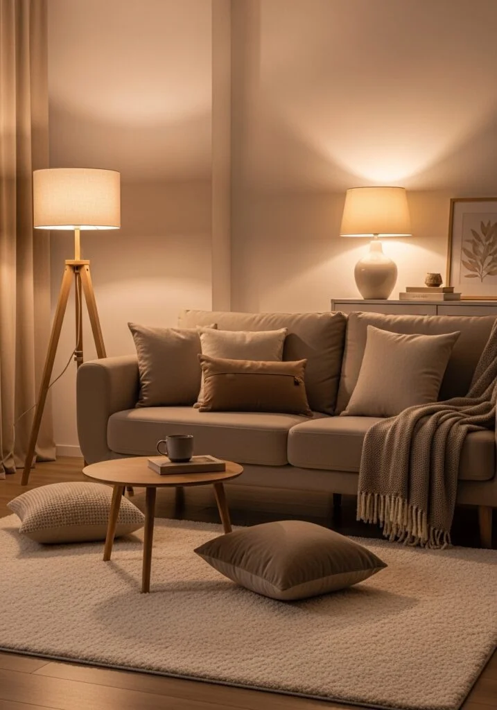 6. Add a Plush Area Rug