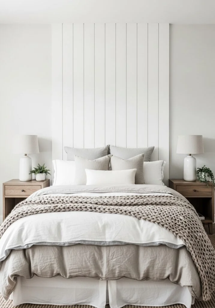 6. Modern Shiplap Walls