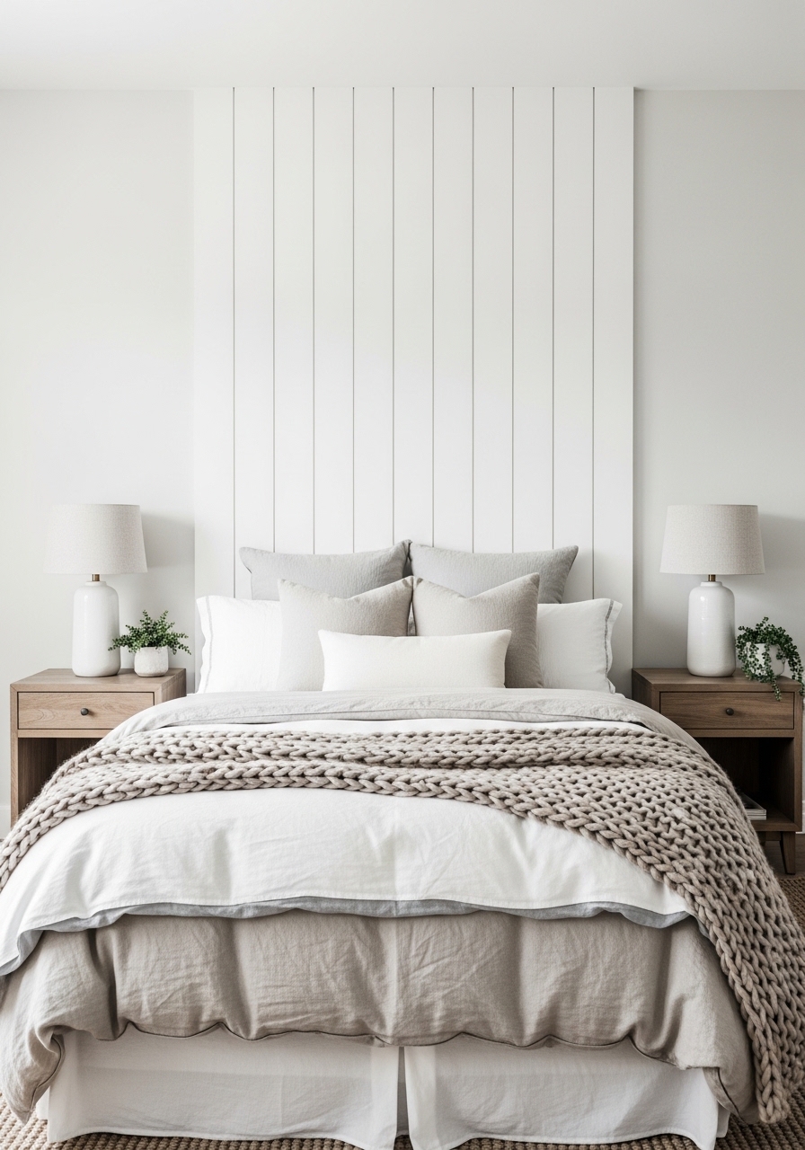 6. Modern Shiplap Walls