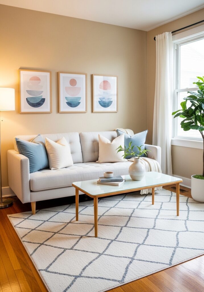 7. Add a Statement Rug