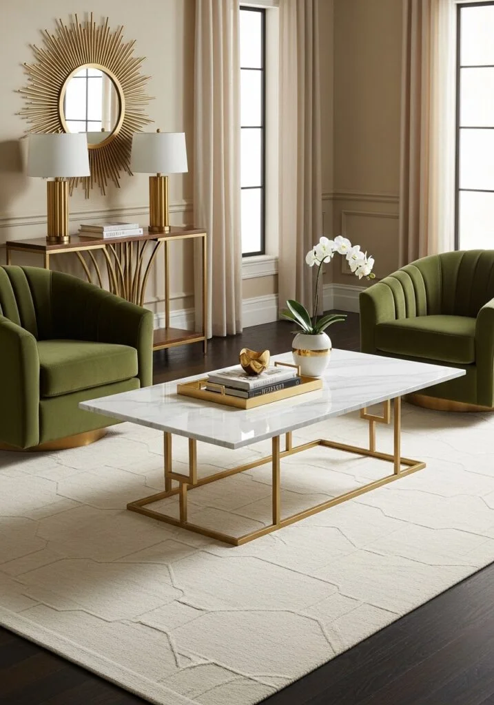 7. Marble and Faux-Marble Finishes