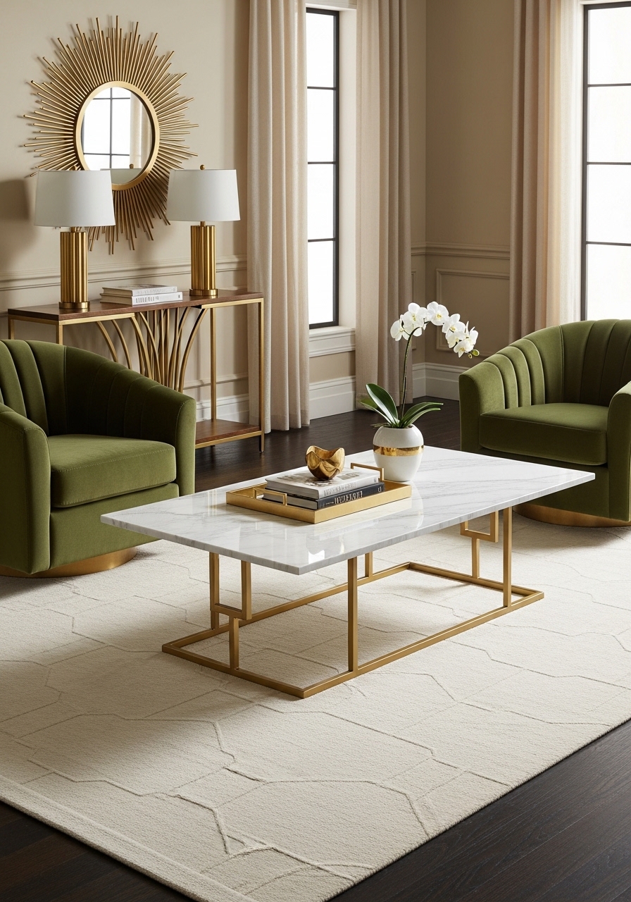 7. Marble and Faux-Marble Finishes