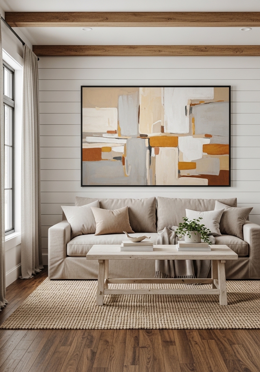 7. Oversized Farmhouse Wall Art