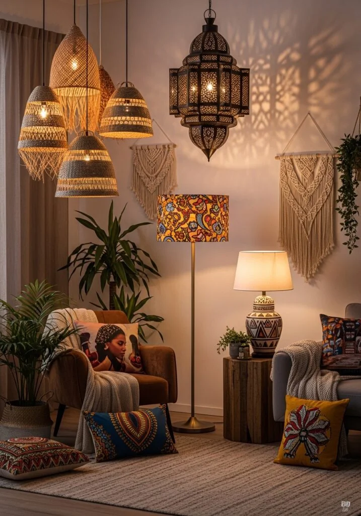 8. Global-Inspired Lighting Fixtures