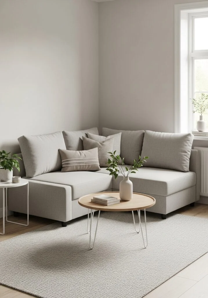 8. Use L-Shaped or Sectional Sofas