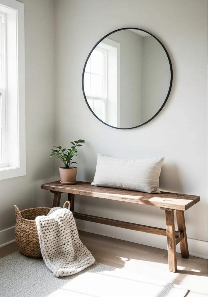 9. Rustic Yet Minimal Entryways
