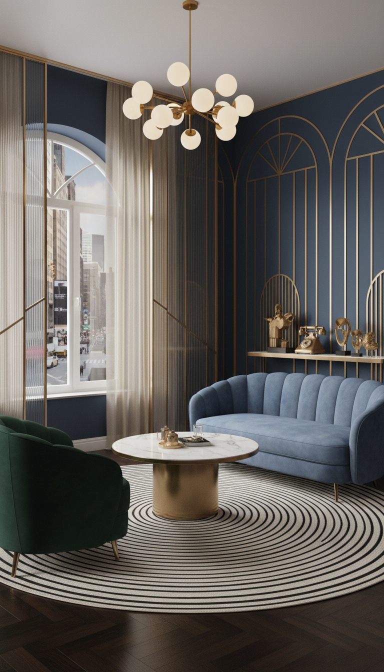 9. Scaled-Down Statement Lighting with Warm Glow