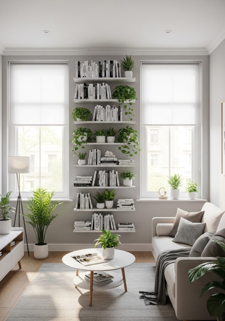 Add Vertical Storage Shelves