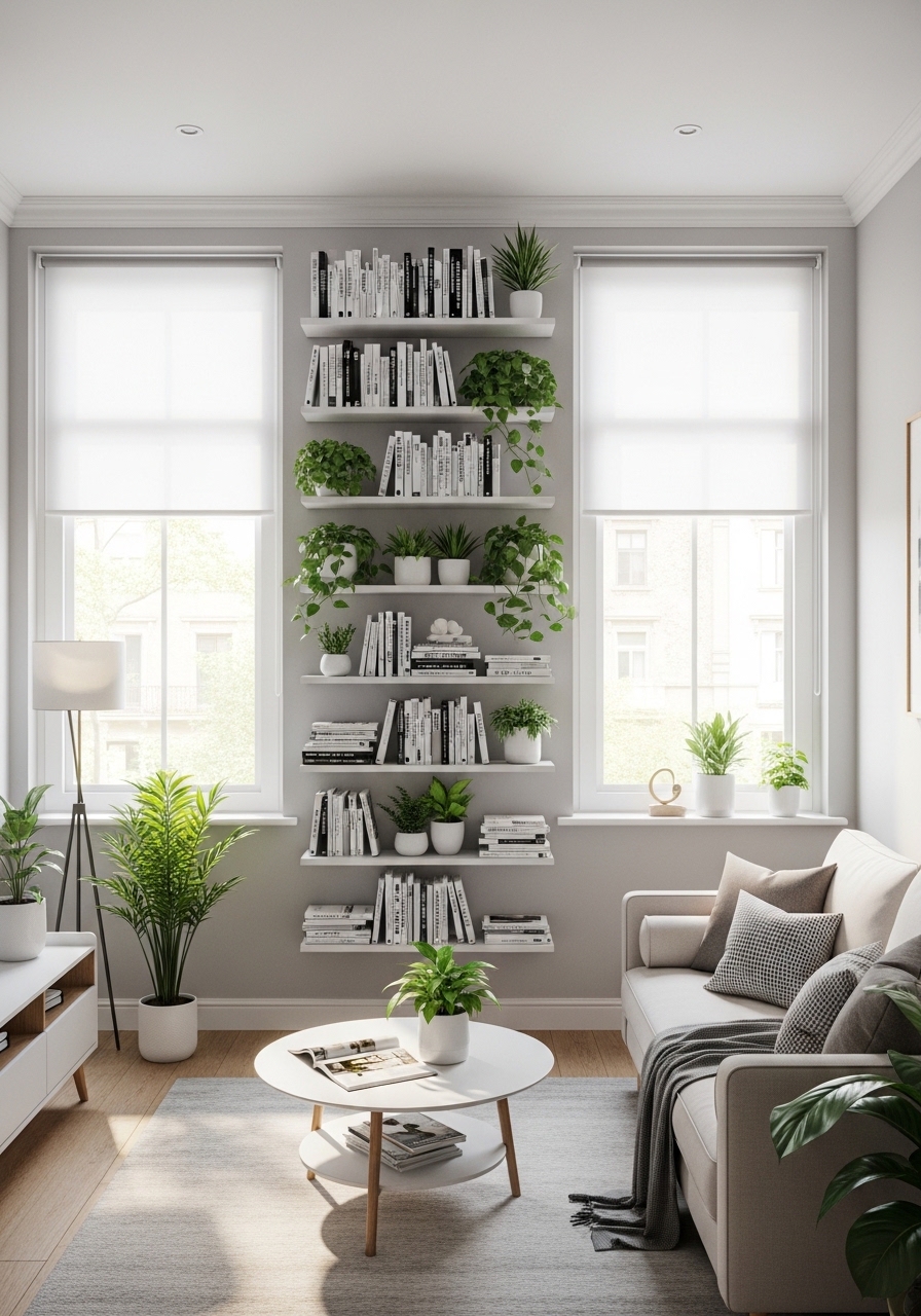 Add Vertical Storage Shelves