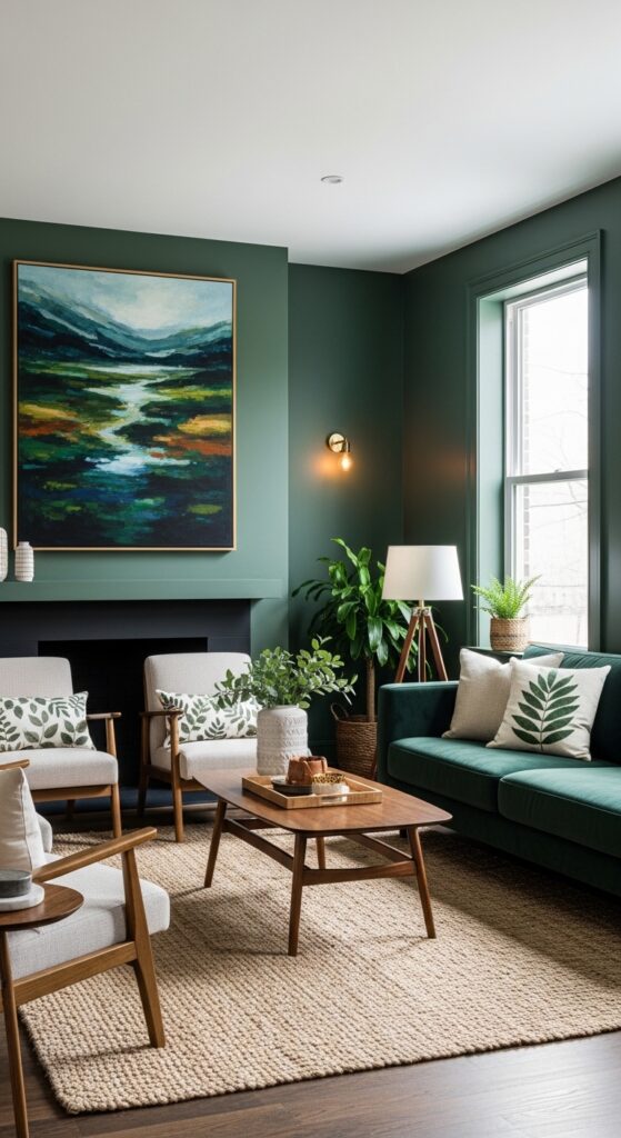 Anchor the Space with Artwork