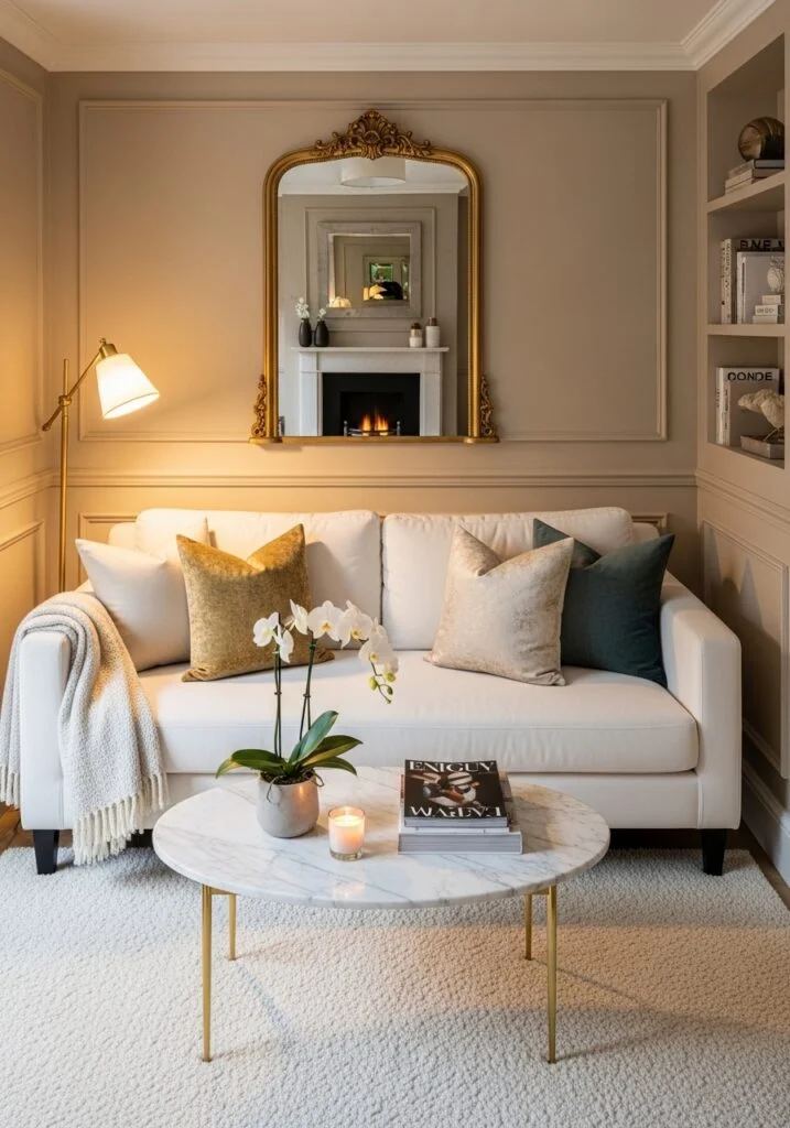 Anchor the Space with a Large Rug